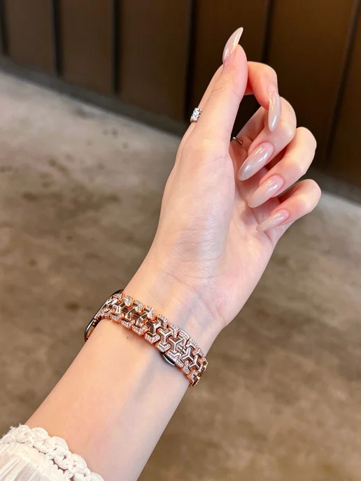 NEBRIS Ремешок для Apple Watch 38 40 41 MM, розовый, фото 6