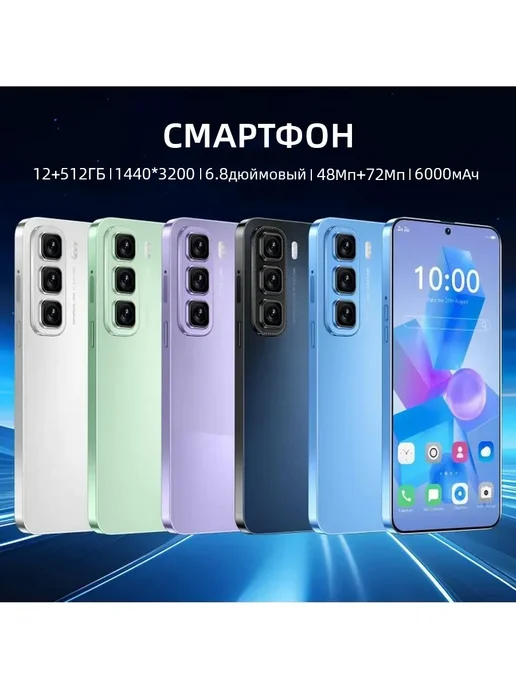 Смартфон S24 Ultra 1 6/512 ГБ, фиолетовый, фото 2