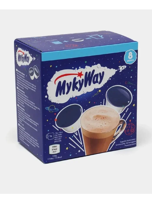 Горячий шоколад в капсулах ***Myky Way#, 8 шт, 8 шт