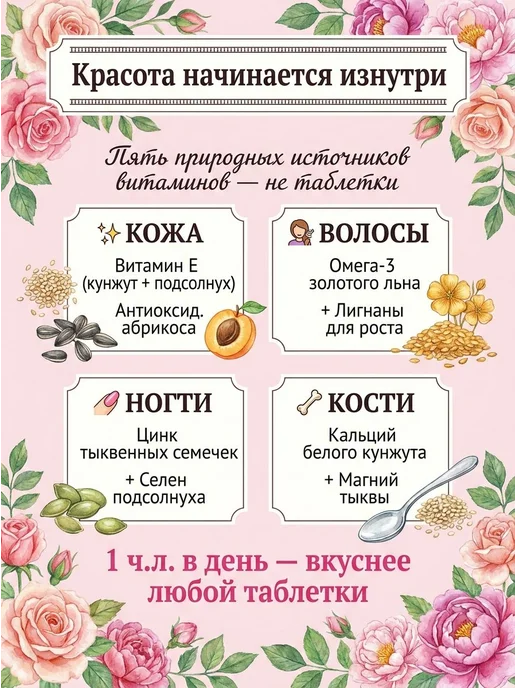 Урбеч женское здоровье, паста из семян без сахара, Намажь гр, вариант, фото 3