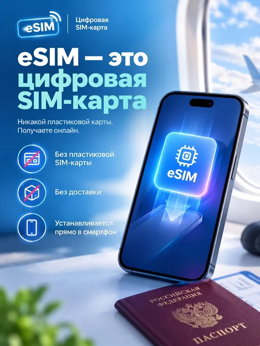 eSIM Израиль 1 ГБ на 7 дней, интернет без роуминга, 3 ГБ, фото 2
