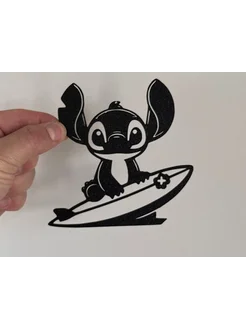 Настенный декор Стич на серфе Stitch