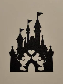 Настенное панно Замок Disneyland Микки и Минни