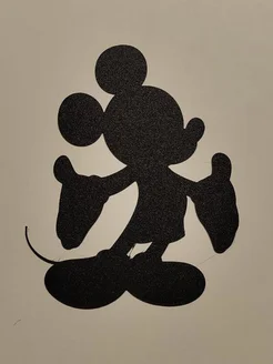Настенный декор силуэт Микки Маус Mickey Mouse