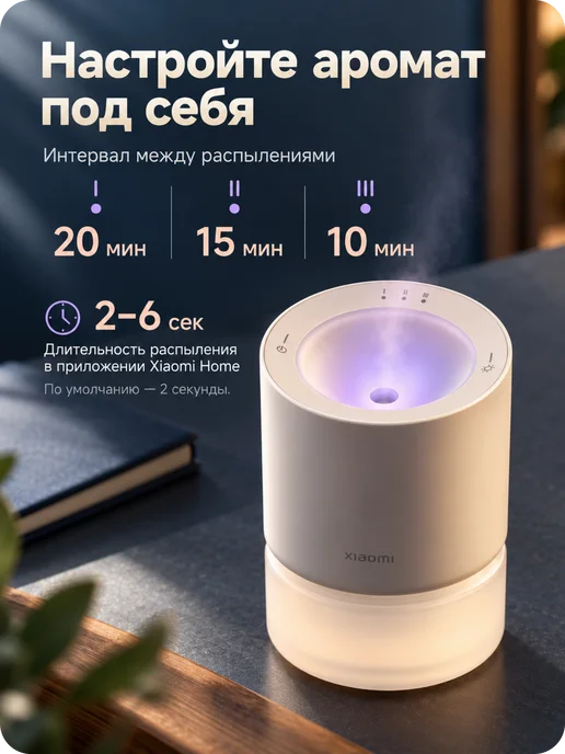Xiaomi Аромадиффузор Smart Scent Diffuser, BHR9290GL, белый, фото 2
