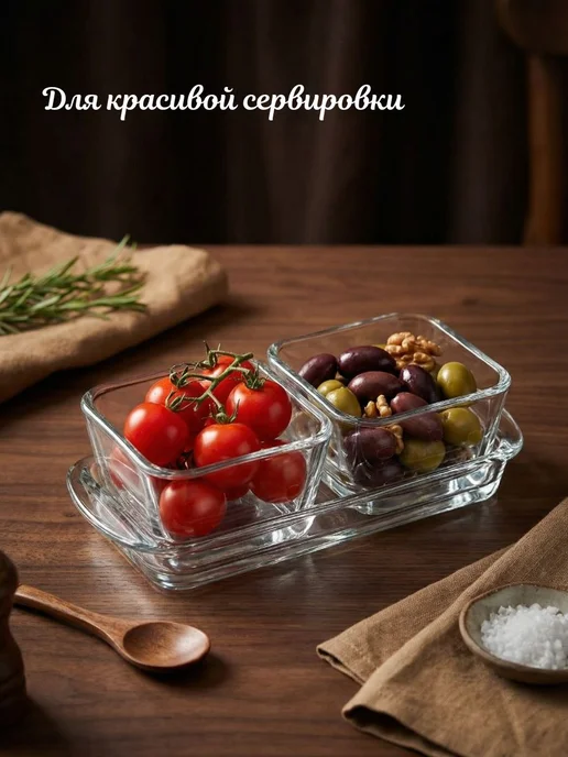 Соусники на подставке 2 шт, 70 мл, Емкость для соевого соуса, 2 шт, 70 мл, фото 4