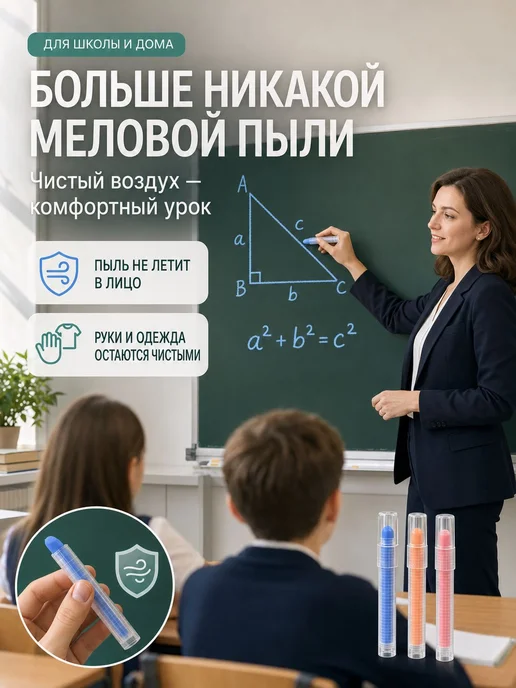 Мелки, цветов 24 шт, 24 шт, фото 6