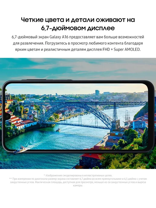 Смартфон Samsung A16 4/128 ГБ, черный, фото 5