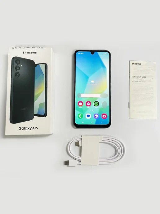 Смартфон Samsung A16 4/128 ГБ, зеленый, фото 4