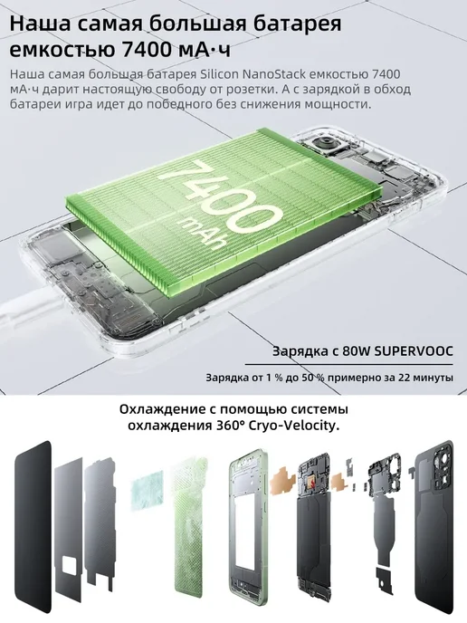 Смартфон OnePlus 15R 12/256 ГБ, черный, фото 7
