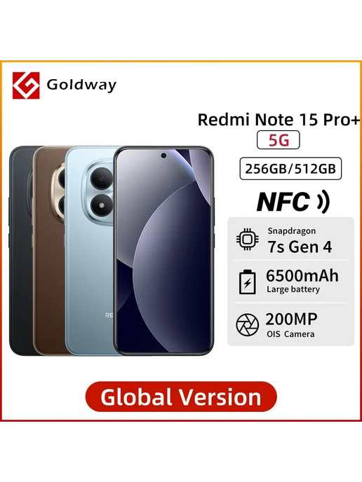 Смартфон Xiaomi Redmi Note 15 Pro Plus 8/256 ГБ, черный, фото 2