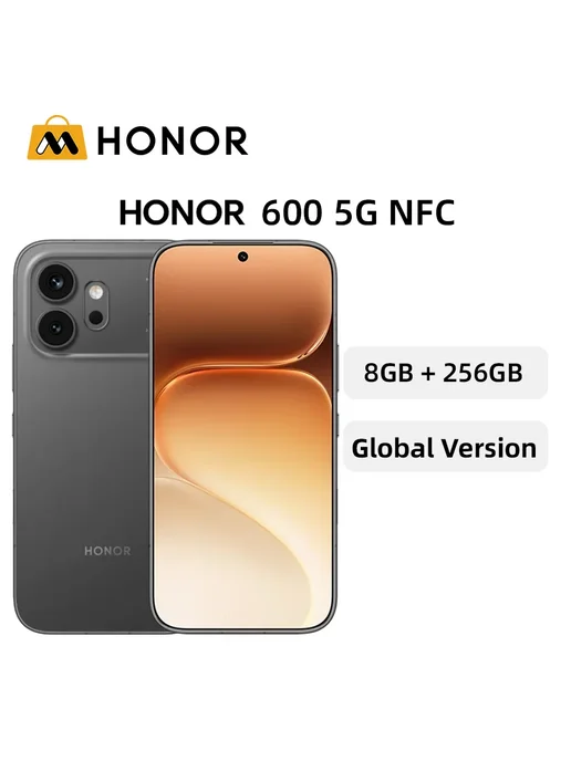 Смартфон HONOR 600 8/256 ГБ, черный