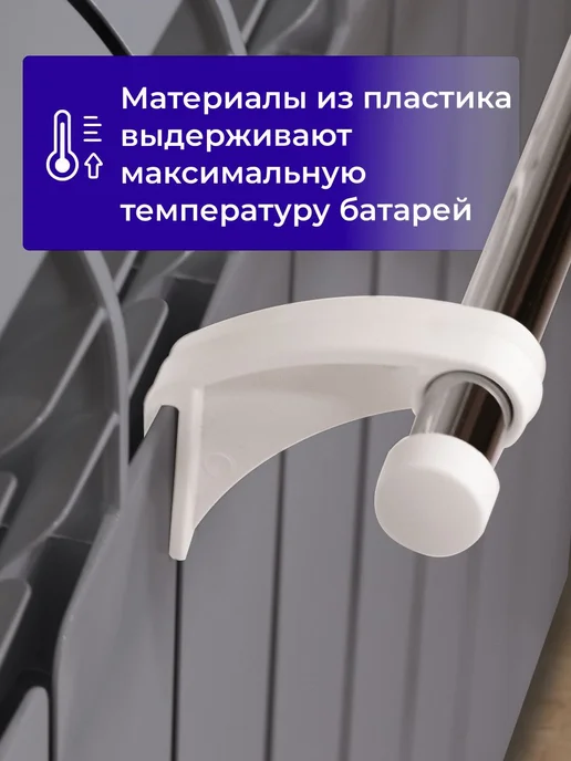 ПРОФИПЛАСТ Сушилка для белья навесная нераскладная 40 см х 7, вариант, фото 4