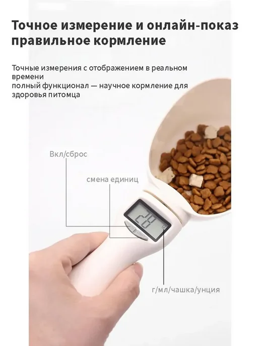 Электронные кухонные весы Ложка-весы для корма слоновая, вариант, фото 4