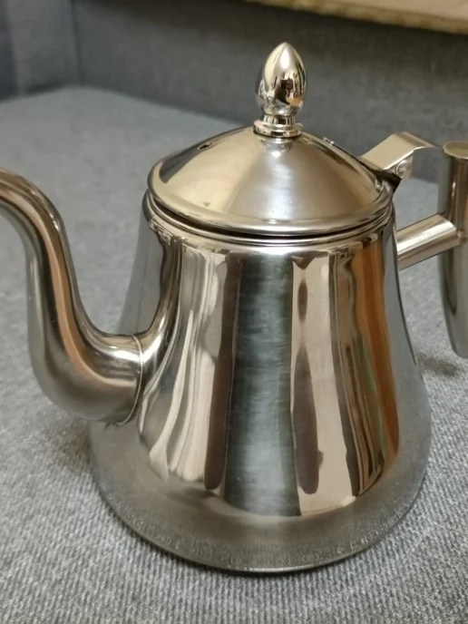 Чайник заварочный с ситечком из нержавейки для заварки, 1 л, 1 л, фото 2