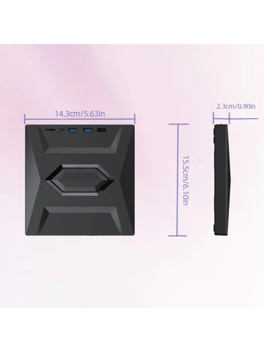 5 в 1 Drive Burner Recorder USB-C+SD TF для ноутбука и ПК, вариант, фото 5