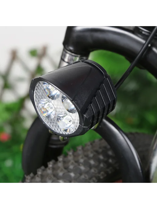 48V LED фара для электросамоката, установка и звонок, вариант, фото 3