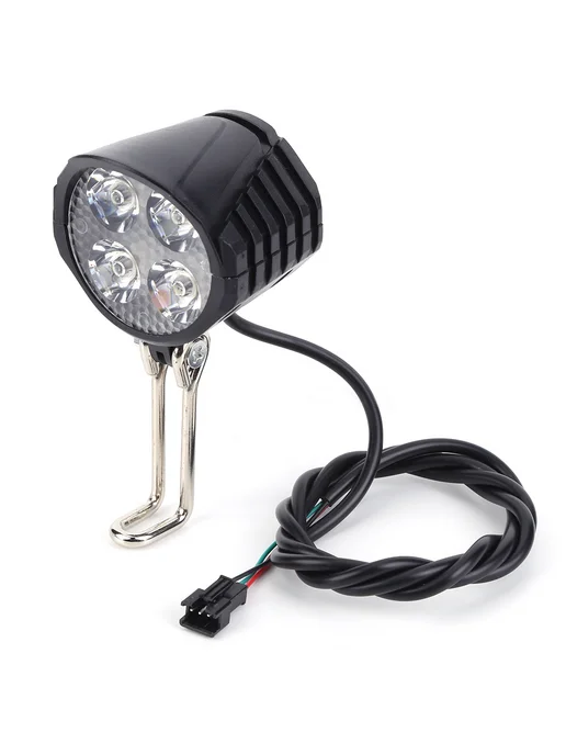 48V LED фара для электросамоката, установка и звонок, вариант, фото 5