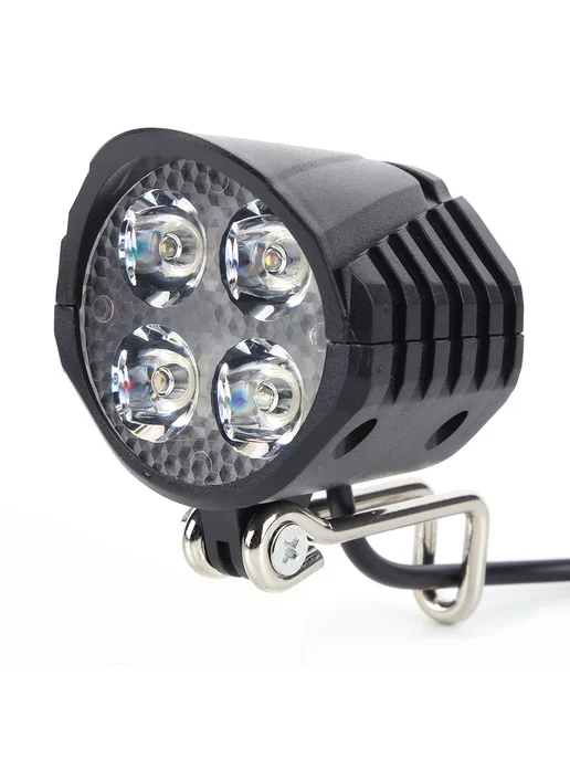 48V LED фара для электросамоката, установка и звонок, вариант, фото 6