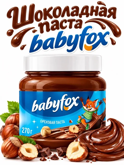 Шоколадная паста babyfox, вариант