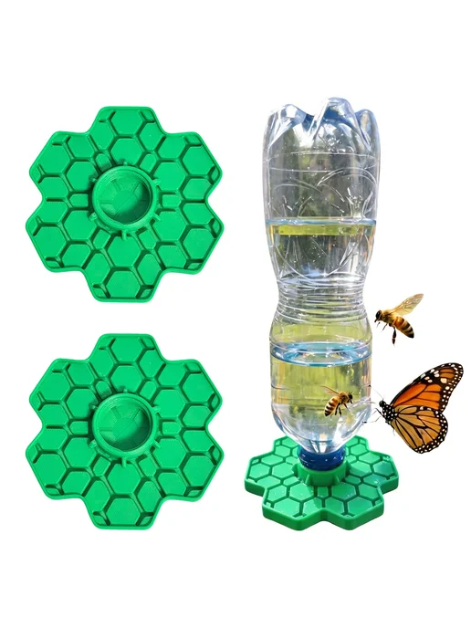 Питатель для пчёл Bee Water с сиденьем, для Safe Honeybee (Ж, зеленый, фото 2