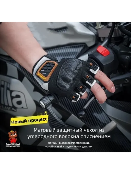 Мотоперчатки, размер XL, цвет зеленый, зеленый, фото 4