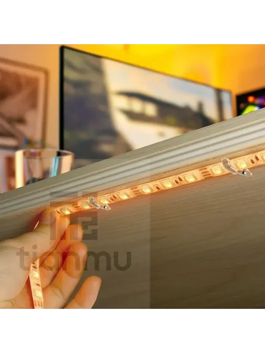 Силиконовые крепления для LED-ленты 16–18 мм, 20 шт, 20 шт, фото 2