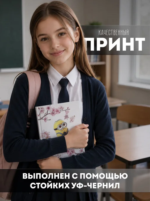 Школьный дневник 111 класс "Миньоны", вариант, фото 4