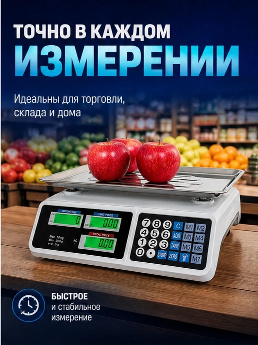 Весы торговые электронные 40 кг, 40 кг, фото 2