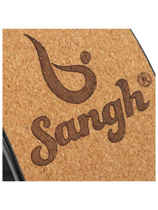 Sangh Йога-колесо для растяжки 33х13 см чёрное, 33x13 см, фото 4
