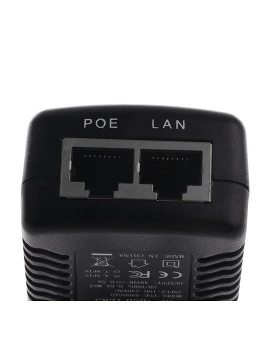 PoE-инжектор 802.3af, 48 В, 0,5 А, вариант, фото 3