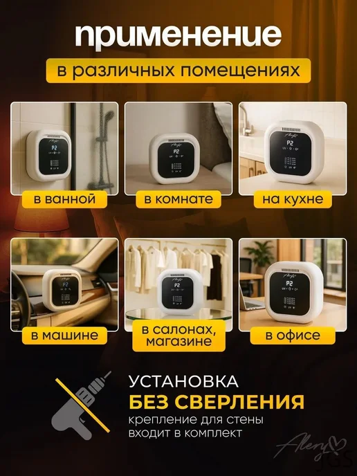 Ионизатор воздуха с увлажнением и ароматизацией, вариант, фото 7
