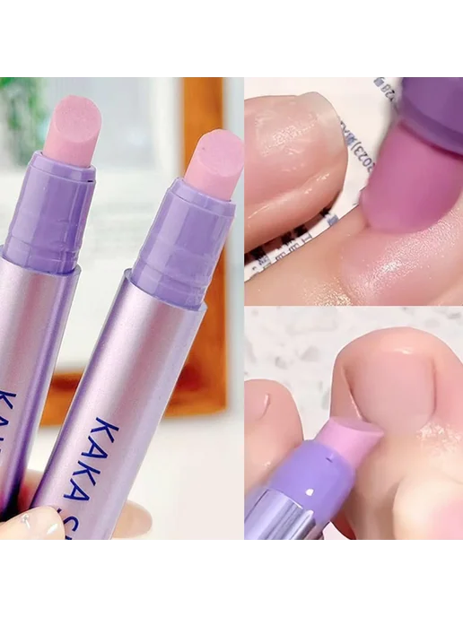 Трехфазный карандаш для кутикулы и ногтей - Purple, фиолетовый, фото 2