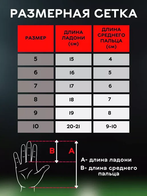 Вратарские перчатки футбольные без застежки, черный, фото 5