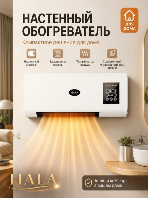 Тепловентилятор КЕРАМИЧЕСКИЙ обогреватель настенный, завеса, вариант, фото 5