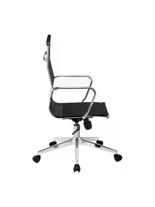Кресло BN_Y_EChair-710 T net сетка черная, хром, черный, фото 3