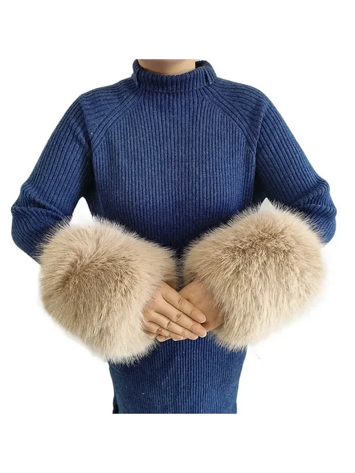Меховые манжеты 30х20 см, 30x20 см