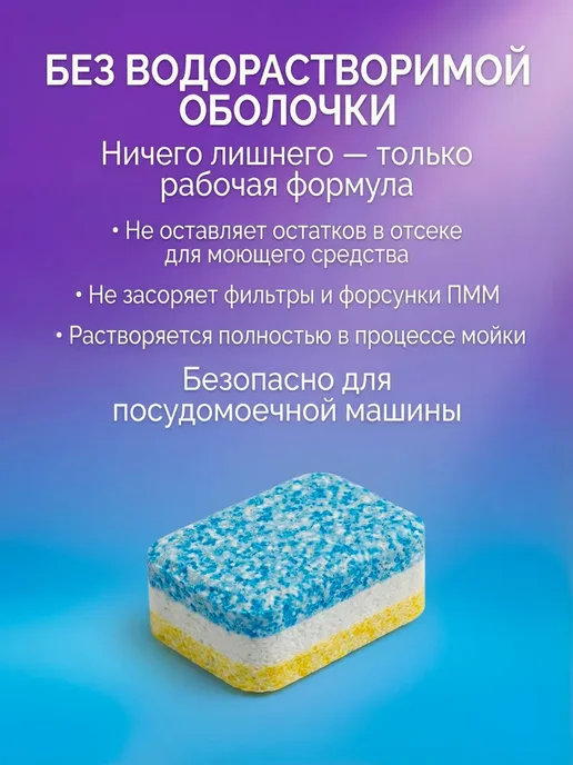 мини Таблетки для мытья посуды в компактной посудомоечной, вариант, фото 7