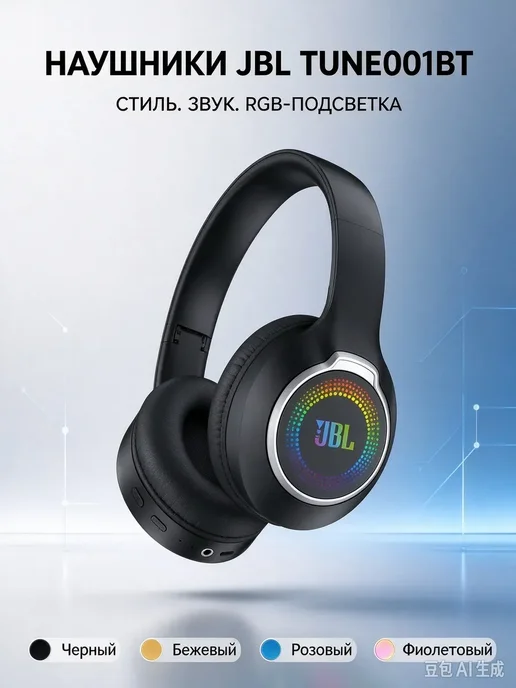 Игровые Bluetooth-наушники JBL TUNE001 BT, черный, фото 2