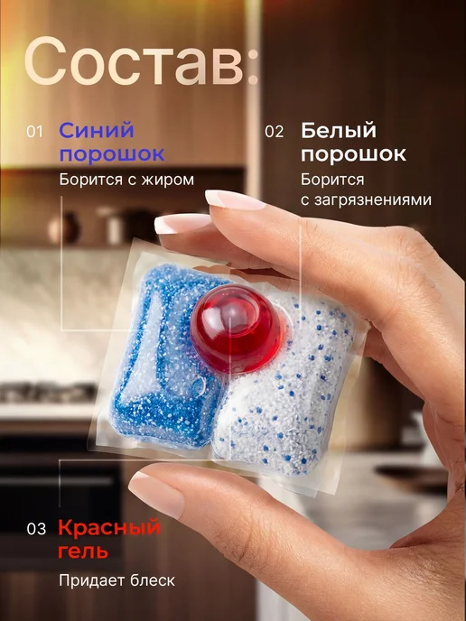 Капсулы для посудомоечной машины Finish Quantum All in 1, вариант, фото 2
