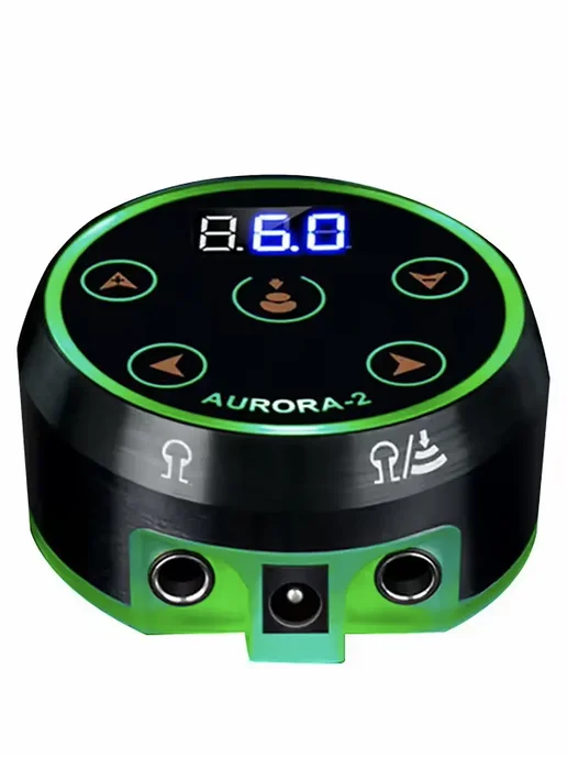 Блок питания для тату машинки, Aurora 2 Black, черный, фото 7
