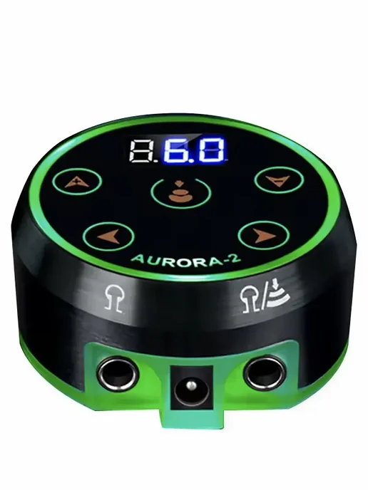 Блок питания для тату машинки, Aurora 2 Black, черный, фото 7