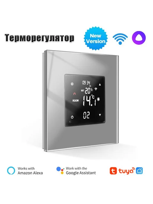 Терморегулятор TOUCHMI до 3500 Вт, сенсорный, Wi-Fi, 3500 Вт, фото 2