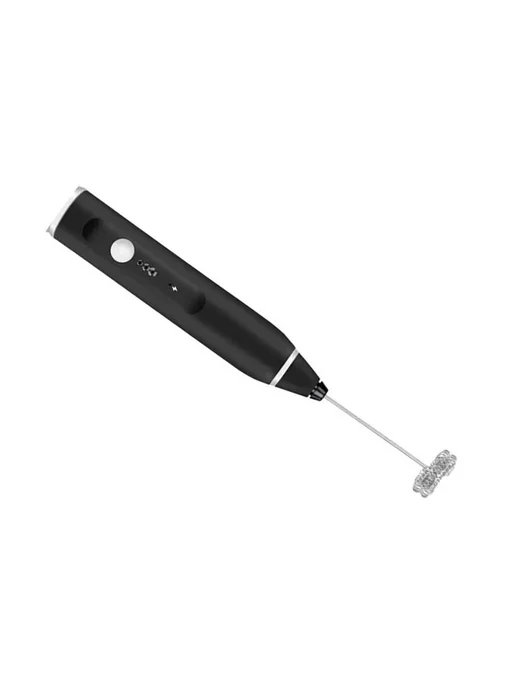 Капучинатор для молока Milk Frother, три режима работы, 2 на, черный, фото 4