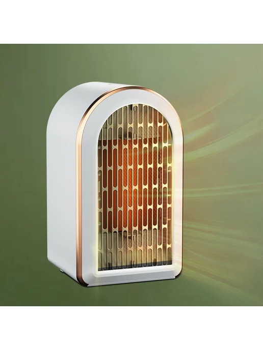 Настольный обогреватель 1200W вентилятор для дома офиса (EU, 1200 Вт, фото 2
