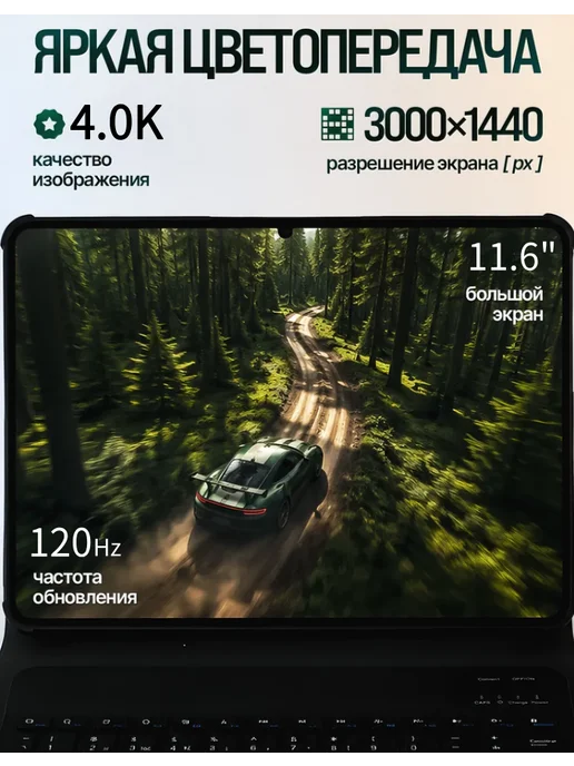 Планшет андроид S24 ULTRA с клавиатурой и мышкой 16 ГБ 1 ТБ, 16 ГБ, 1 ТБ, фото 2