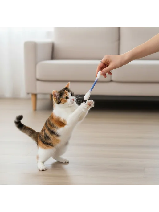 Игрушки для кота 6 шт. с котн-пом, фетр, массаж и жевательны, 6 шт, фото 7
