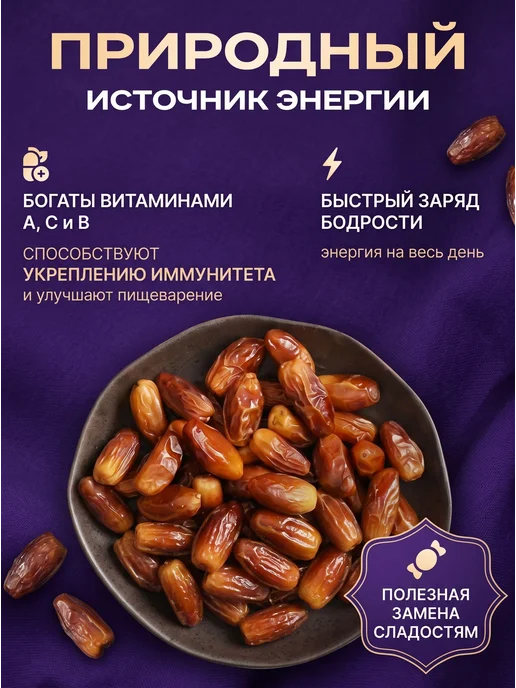 Финики без сахара 1 кг Иран, 1 кг, фото 2