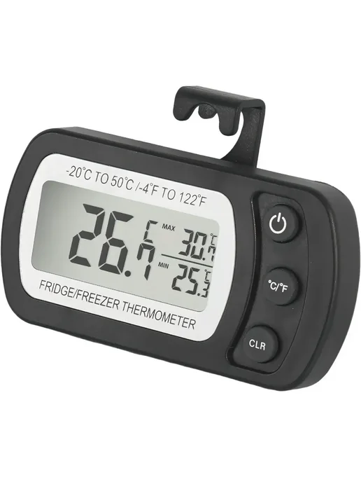 Термометр для холодильника и морозильной камеры LK-65 black, черный, фото 2