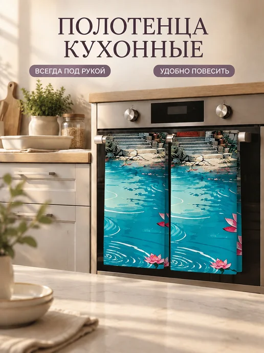 Полотенце кухонное впитывающее для посуды и рук, вариант, фото 7